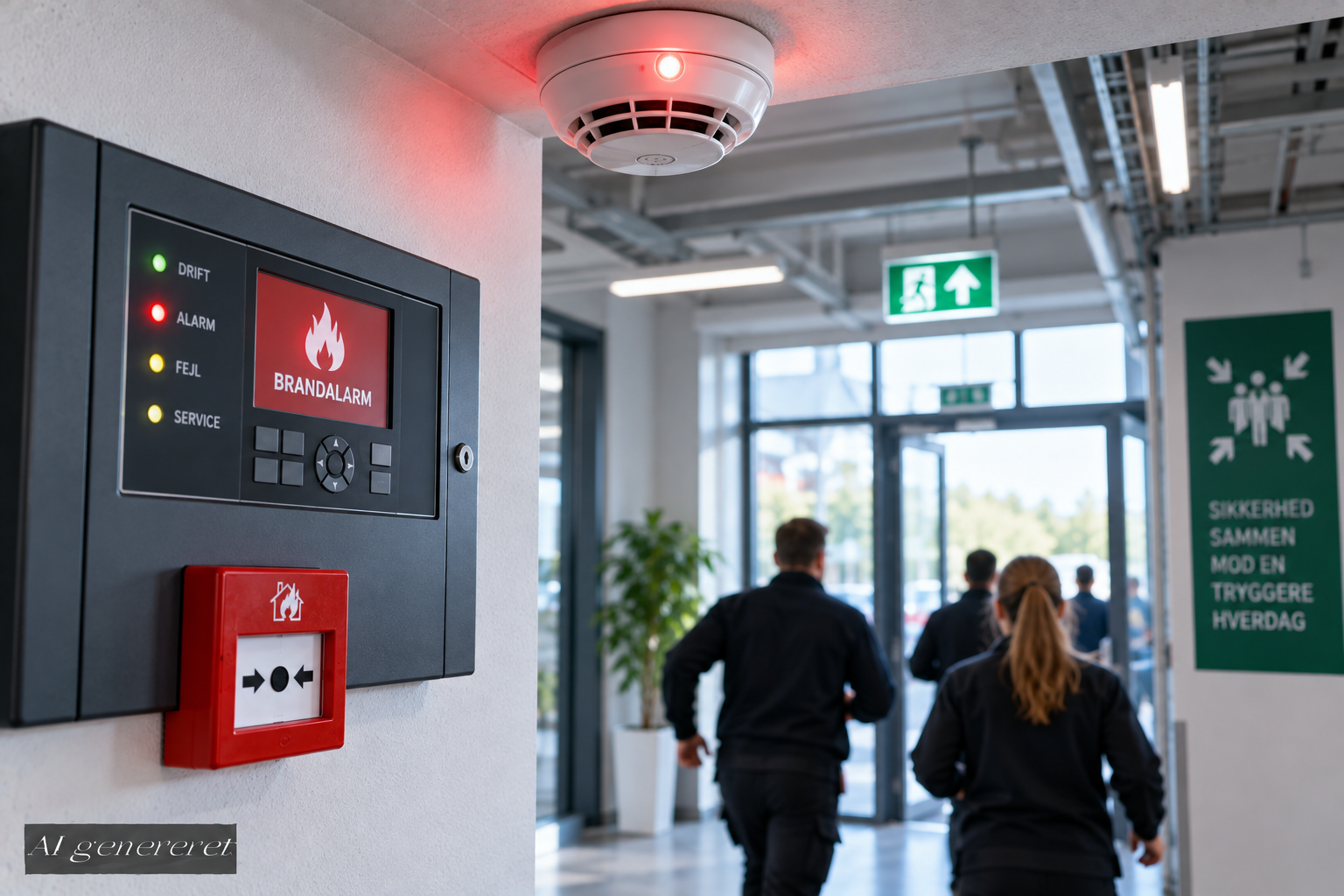 Et automatisk brandalarmeringsanlæg kan gøre de første minutter afgørende